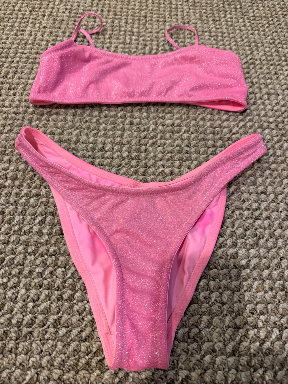 Triangl Sparkle Pink Bikini Set!
